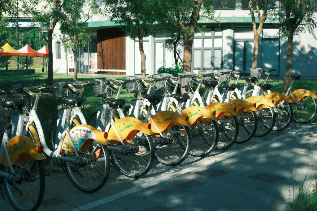 Nachhaltige Mobilität mit gemeinsam genutzten Fahrrädern